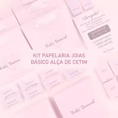 Kit joias alça de cetim - iniciante