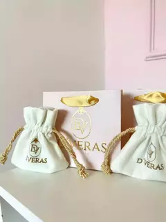 Saquinho de veludo suede personalizado