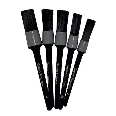 Kit 5 Pincéis Para Detalhamento Automotivo Externo