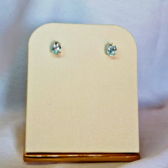 1090 - Brinco Gota Folheado Prata 925 - PATROA BIJU