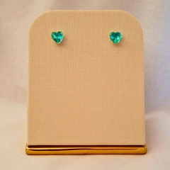 1091 - Brinco Coração Folheado Prata 925 - comprar online