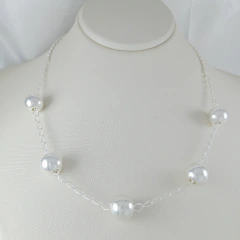 2576 - CHOKER FOLHEADO PRATA 925 - BALLS - comprar online