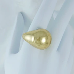 2249 - ANEL FOLHEADO OURO 18K - TAM 18-20