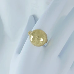2272 - ANEL FOLHEADO OURO 18K - TAM 18-20 na internet