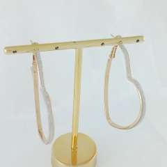 2406 - ARGOLA 6 CM MAXI BIJU ELEGANCE DOURADO