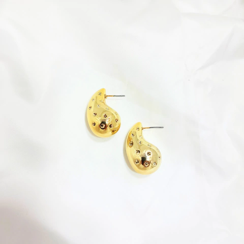 1199 - Brinco Maxi Biju Dourado - comprar online