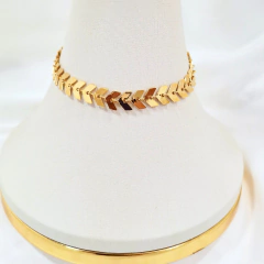 1291 - Pulseira Folheado Ouro 18k - Escamas na internet