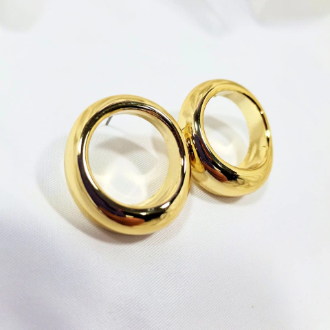 1413 - Brinco Maxi Elegance Biju Dourado - comprar online