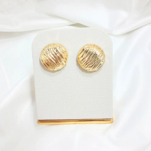 1132 - Brinco Maxi Biju Dourado - comprar online