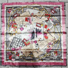 2046 - Lenço de Cetim - TAM 90cm x 90cm - comprar online