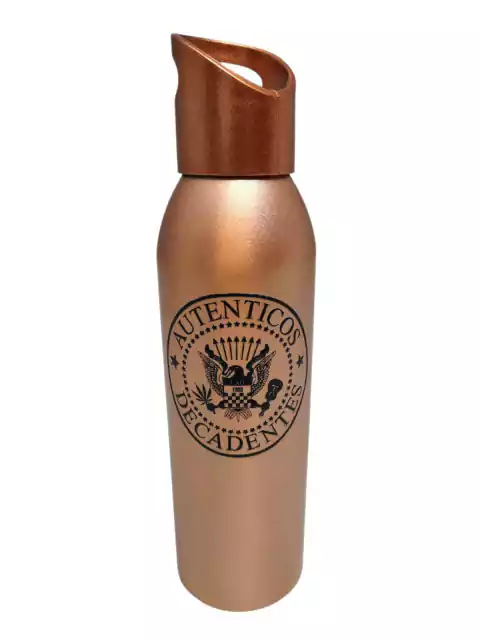 Botella bronce logo – Los Autenticos Decadentes