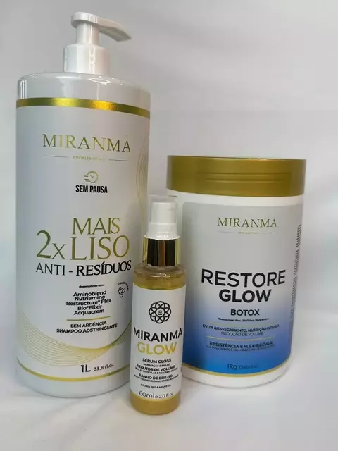 Kit 4 – Restory Glow (Shampoo + Botox Ureia + Sérum) - comprar online