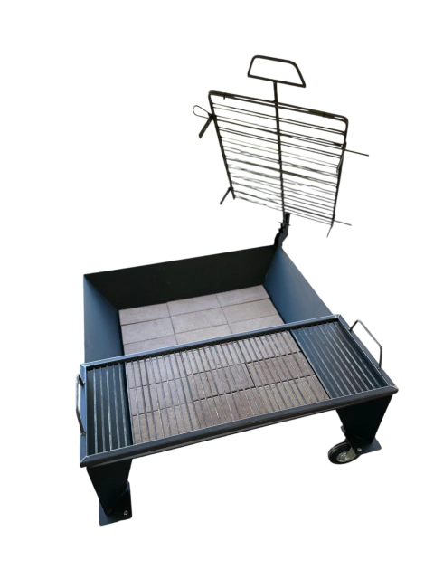 Carro asador cuadrado