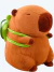 Peluche Capibara Grande Mochila Tortuga Premium 1 metro.