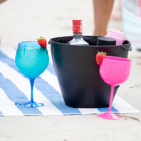 Champanheira 9L com Alça Acrílico Premium Balde de Gelo - comprar online