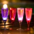 Kit Taça de Espumante 160ml com Led Acrílico Premium - comprar online