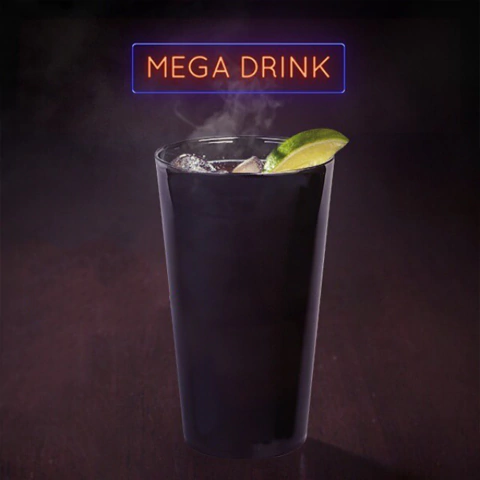 Kit Copos Mega Drink 550ml Acrílico Premium - comprar online