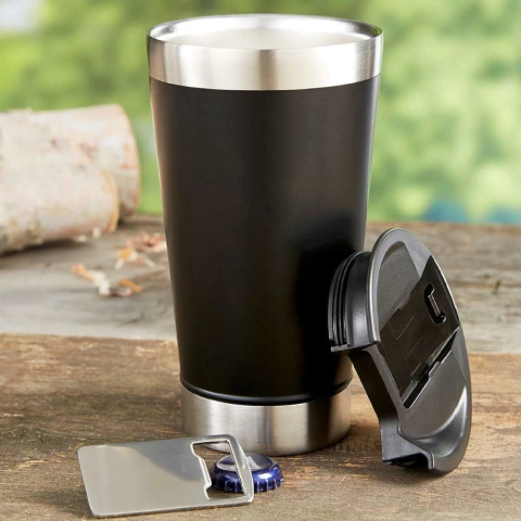 Copo Térmico 473ml Neo Inox Com Tampa e Abridor De Garrafa Tecnologia a Vácuo - comprar online