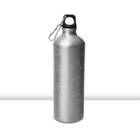 Garrafa de Alumínio 1L Leve Com Mosquetão e Vedação de Silicone - comprar online