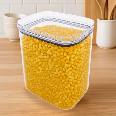 Potes Herméticos Acrílico 1,5L Prático Pote Para Mantimento - comprar online