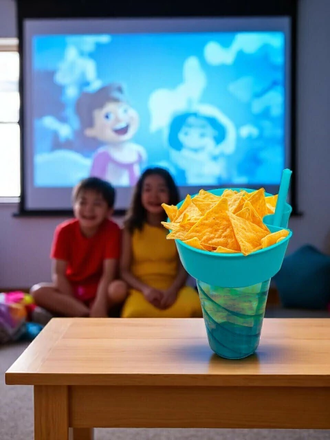 Copos Snack Cine 700ml com Petisqueira 500ml - comprar online