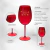 Taças de Vinho Natal 600m Acrílico Premium na internet