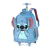Imagem do Mochila com Rodinha e Alça do Stitch ou Angel 3D da Disney Luxcel