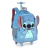 Mochila com Rodinha e Alça do Stitch ou Angel 3D da Disney Luxcel - loja online