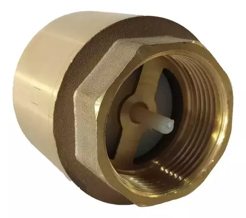 Valvula Retencion P/ Bomba Agua Centrifuga 1 Pulgada Bronce