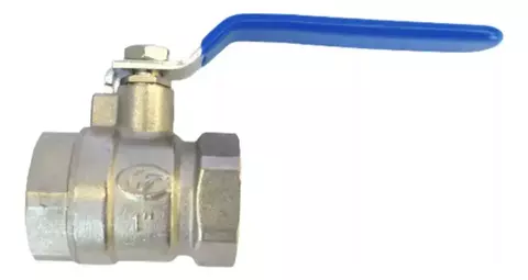 Llave De Paso Total Agua Válvula Esférica Bronce 1 1/4 PuLG. - comprar online