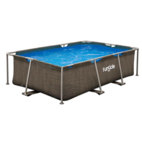 Pileta Estructural Rectangular Funsicle 300x200cm 4500L Color Ratán