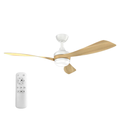 Ventilador De Techo Eros Zego Con Luz Y Control 6 Velocidades - comprar online