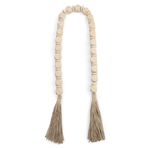 COLAR DECORATIVO EM MADEIRA BEGE - MART