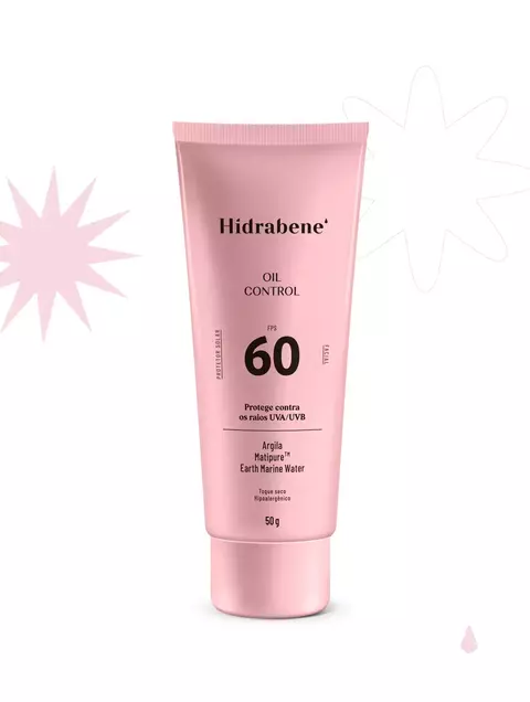 Protetor Solar Oil Control Facial fps 60 - Hidrabene 50g - comprar online