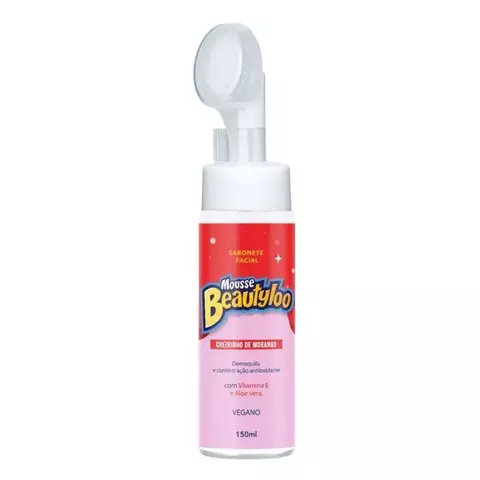 Sabonete Facial Mousse de Morango - Beautyloo
