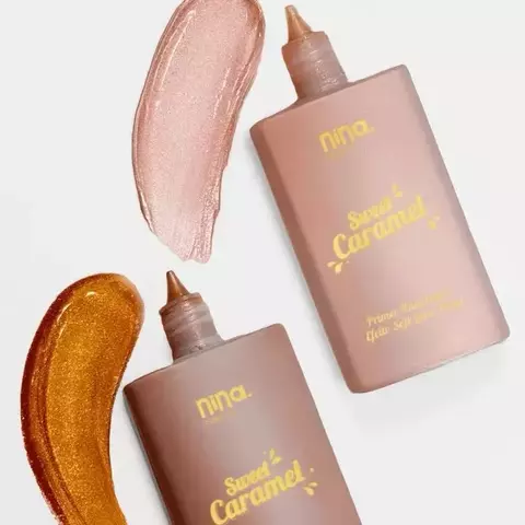 Primer Iluminador Sweet Caramel - Nina MakeUp - comprar online