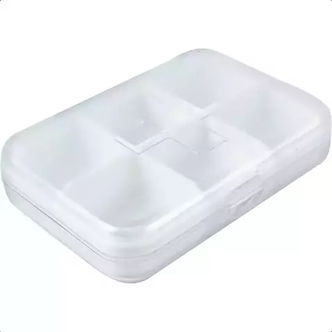 Pastillero de 6 divisiones