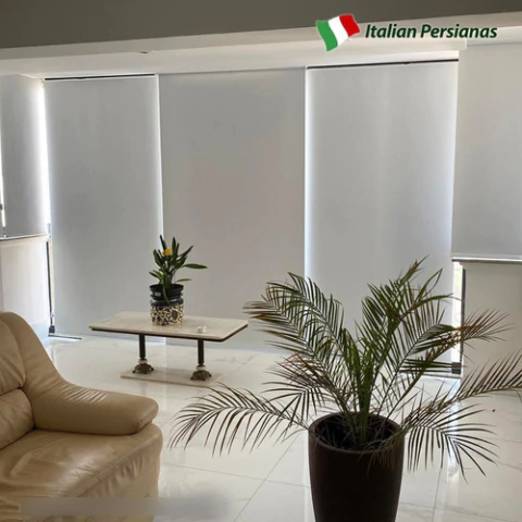 Persiana Rolô Blackout Para Sala (vinílica-texturizada) - comprar online