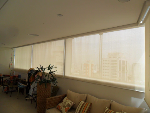 Persiana Cortina Tela Solar 5% 1,10x1,20 Varanda Sacada - comprar online