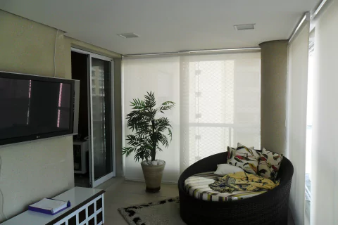 Persiana Cortina Tela Solar 5% 0,90x1,80 Varanda Sacada - comprar online