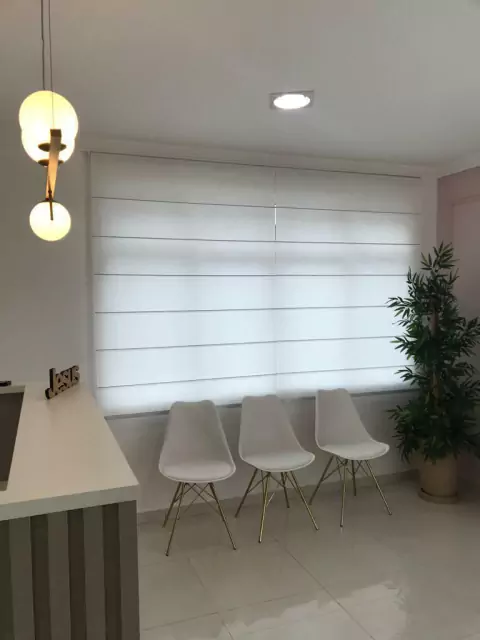 Persiana Romana Linho Toque De Seda Translúcida - comprar online