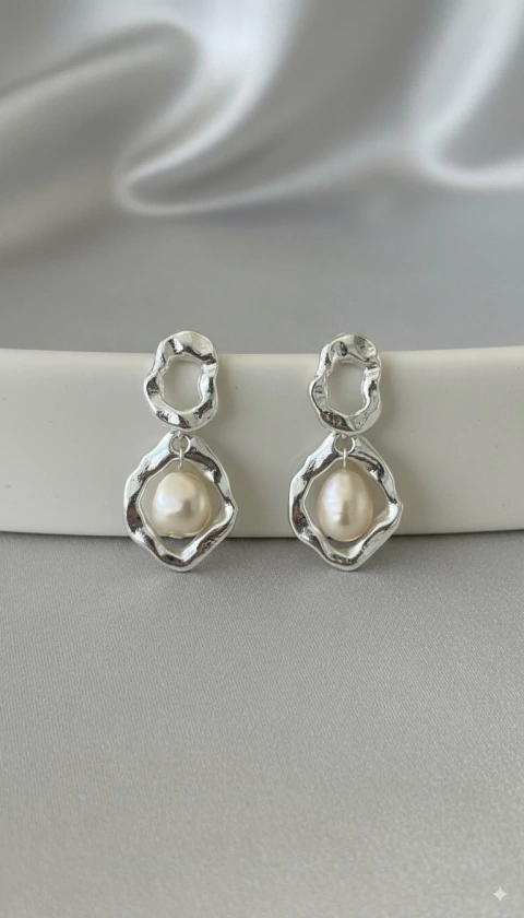 Brinco Malibu - Prateado - comprar online