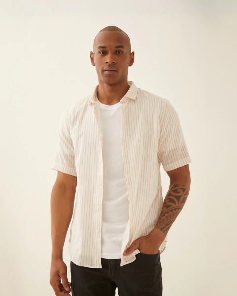 CAMISA LINO STRIPE