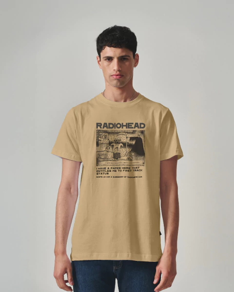 REMERA GRAPHIC TEE RADIOHEAD - Crow