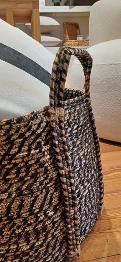 CESTO FIBRAS CON NEGRO - comprar online