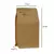 Embalagem Box Pouch Kraft Pardo com Válvula - 110x210x70mm - 250 Unidades na internet