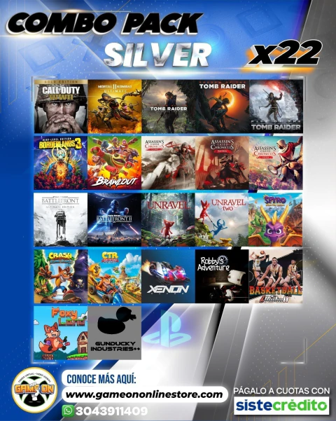 COMBO PACK SILVER X22