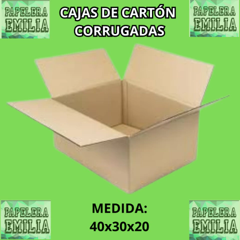 CAJA CORRUGADA 40x30x20 pack x25 u - comprar online
