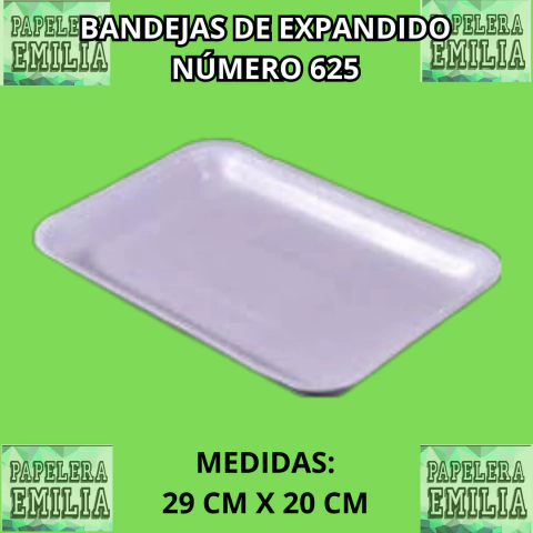 BANDEJA EXPANDIDO 625 X BULTO 200 - comprar online