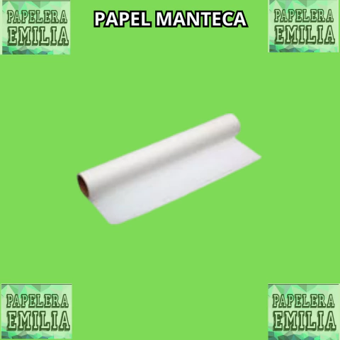 PAPEL MANTECA 5 METROS caja por 50 rollos